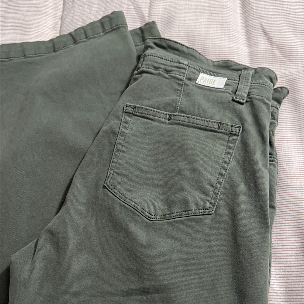 Paige Carly with Waistband Tie Smokey Green
